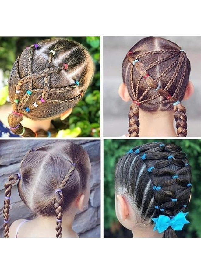 Imported colorful elastic hair ties for children and girls, 240 pieces, assorted colors - Image 4